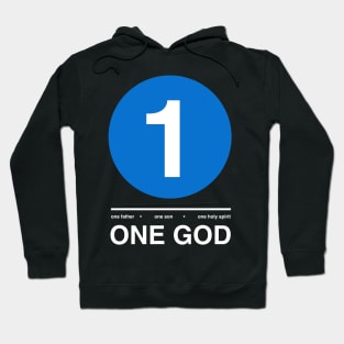 ONE GOD-BLUE Hoodie